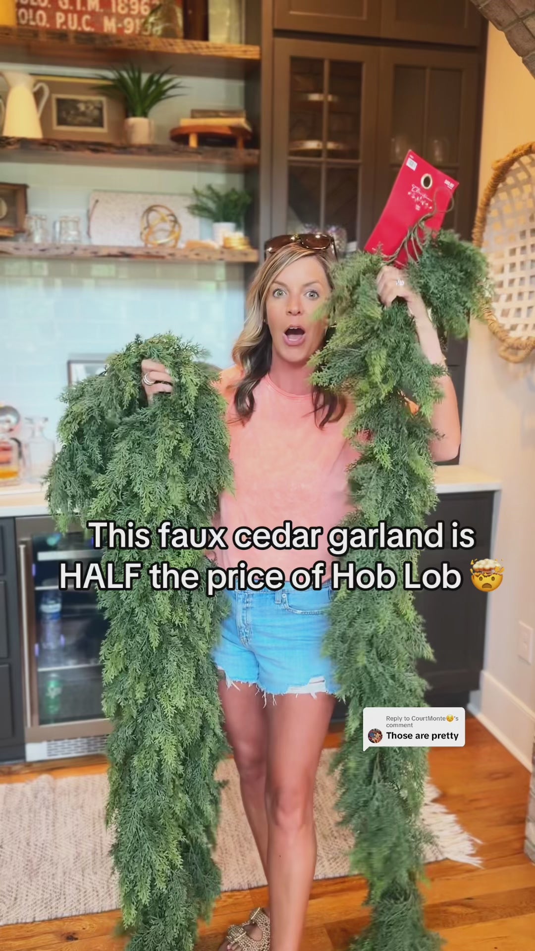 Lifelike Cedar Pine Garland™ video