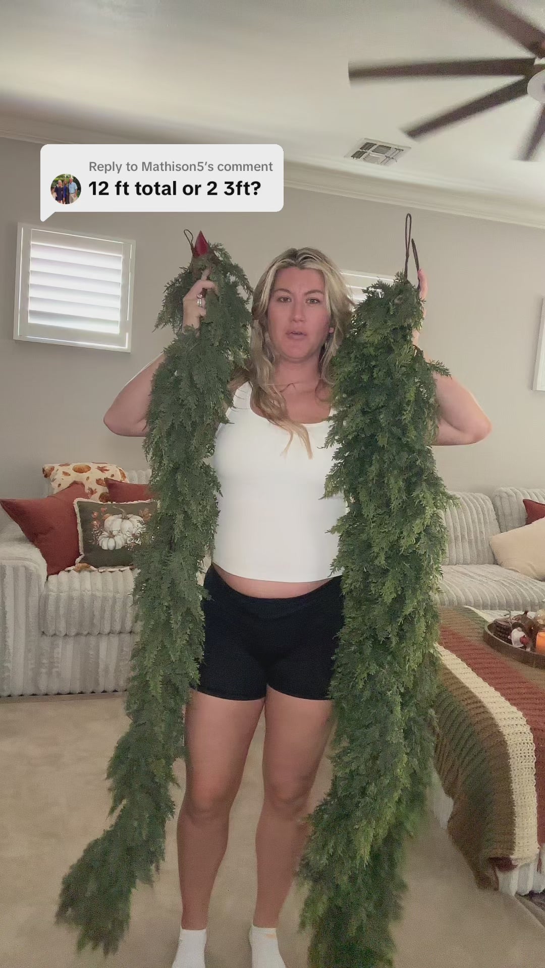 Lifelike Cedar Pine Garland™ video